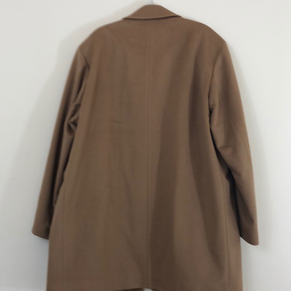 Hugo Boss Men’s Tan Virgin Wool & Cashmere Coat – Size 46R - Picture 7 of 8